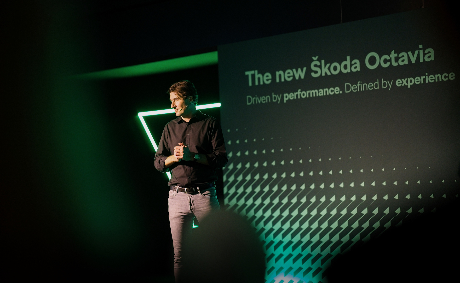 Launch · On stage